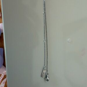 Pandora long Silver Chain Necklace